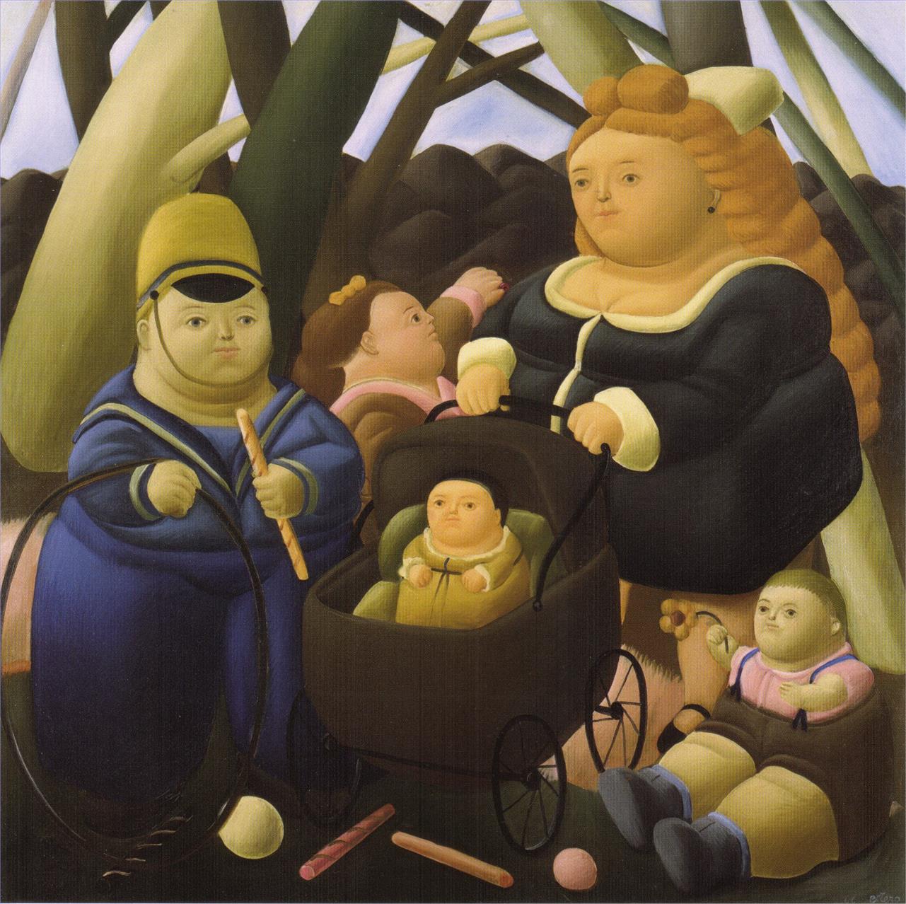 Kindervermögen Fernando Botero Ölgemälde